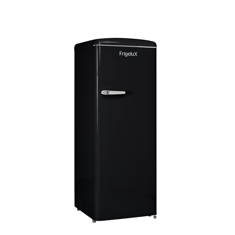 Vertikaler Kühlschrank Retro Vintage Schwarz 218L RF218RNA++ FrigeluX