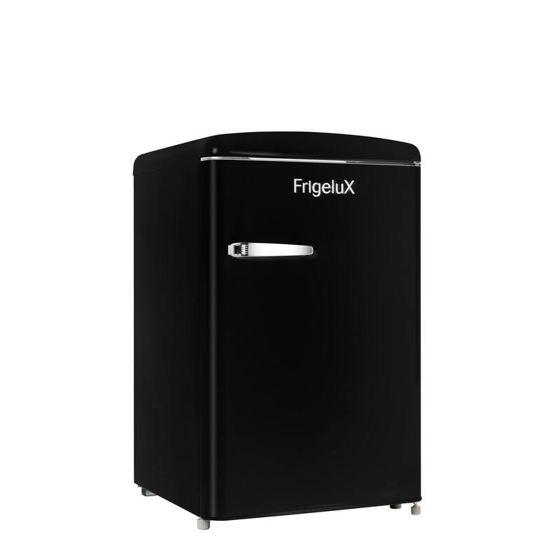Retro Vintage Schwarzer Tischkühlschrank 108L R4TT108RNE - FrigeluX