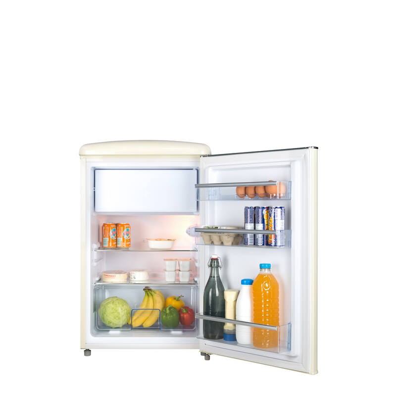 Retro Vintage Creme Tischkühlschrank 108L R4TT108RCE - FrigeluX