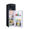 Retro Vintage Schwarzer Kühlschrank 2 Türen RFDP246RNA++ 245L - FrigeluX