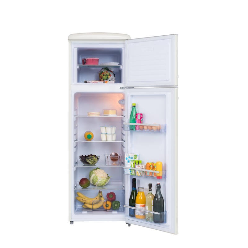 Retro Vintage Creme Kühlschrank 2 Türen RFDP246RCA++ 245L - FrigeluX