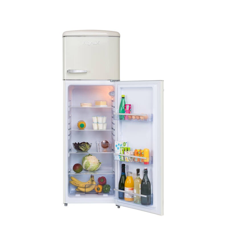 Retro Vintage Creme Kühlschrank 2 Türen RFDP246RCA++ 245L - FrigeluX