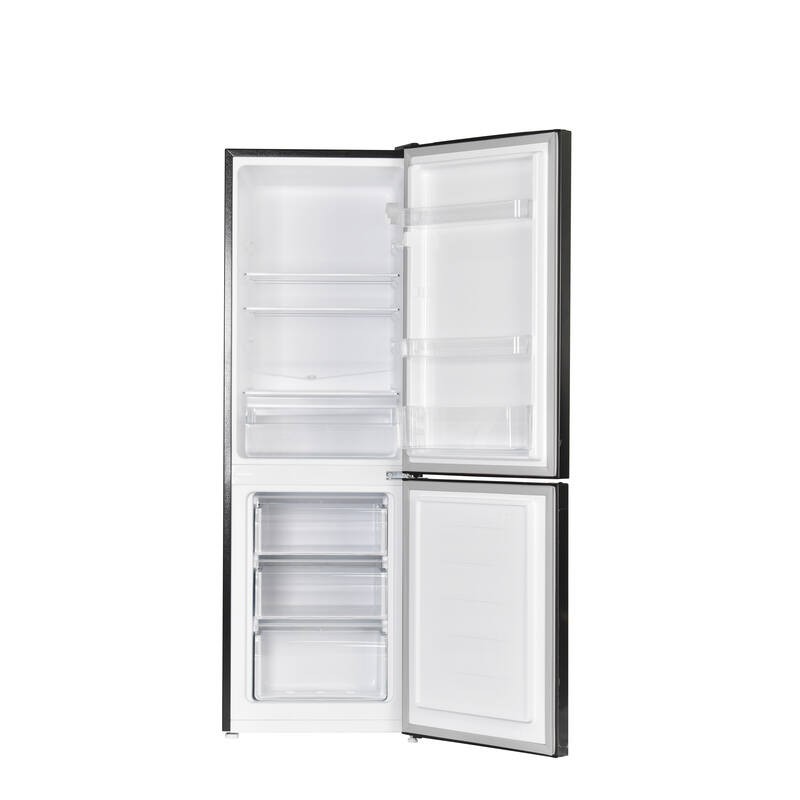 Schwarzer Kombikühlschrank RC168NE 157L - FrigeluX