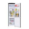 Retro Vintage Schwarzer Kombi-Kühlschrank 244L CB255RNA++ FrigeluX