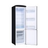 Retro Vintage Schwarzer Kombi-Kühlschrank 244L CB255RNA++ FrigeluX