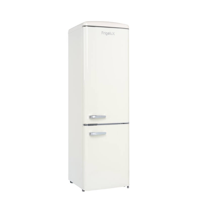Retro Vintage Kombi-Kühlschrank Creme 244L CB255RCA++ FrigeluX