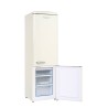 Retro Vintage Kombi-Kühlschrank Creme 244L CB255RCA++ FrigeluX