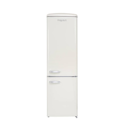 Retro Vintage Kombi-Kühlschrank Creme 244L CB255RCA++ FrigeluX