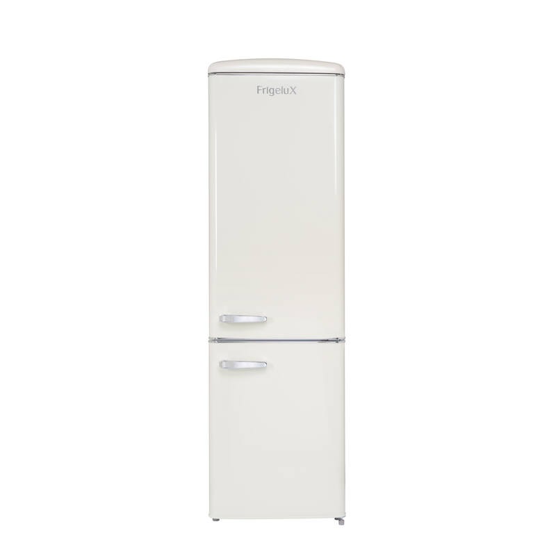 Retro Vintage Kombi-Kühlschrank Creme 244L CB255RCA++ FrigeluX