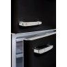 Retro Vintage Schwarzer Kombi-Kühlschrank 244L CB255RNA++ FrigeluX