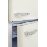 Retro Vintage Kombi-Kühlschrank Creme 244L CB255RCA++ FrigeluX