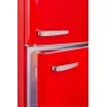 Retro Vintage Roter Kühlschrank 2 Türen RFDP246RRA++ 245L - Frigelux