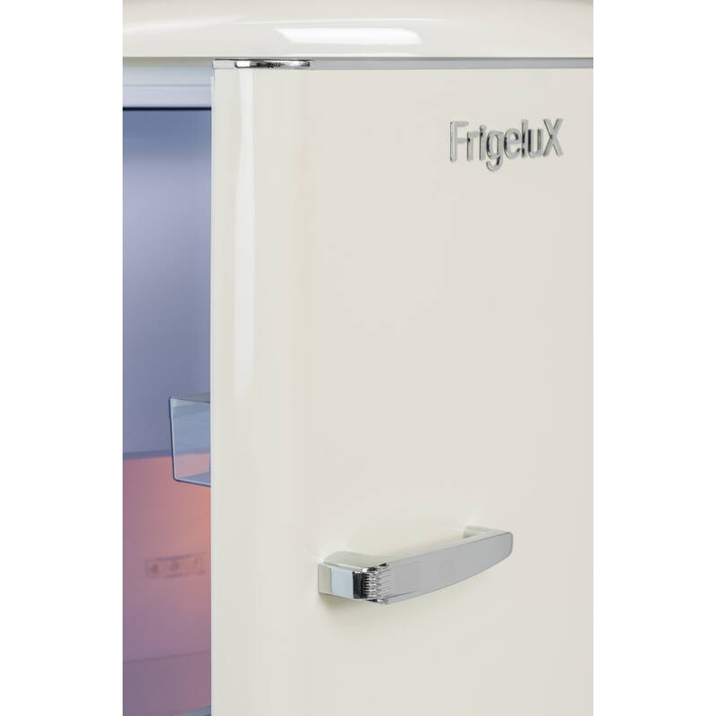 Vertikaler Retro Vintage Creme Kühlschrank 218L RF218RCA++ FrigeluX