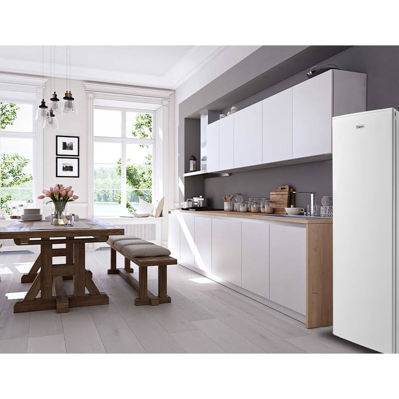 Weißer vertikaler Kühlschrank RA235BE 230L - FrigeluX